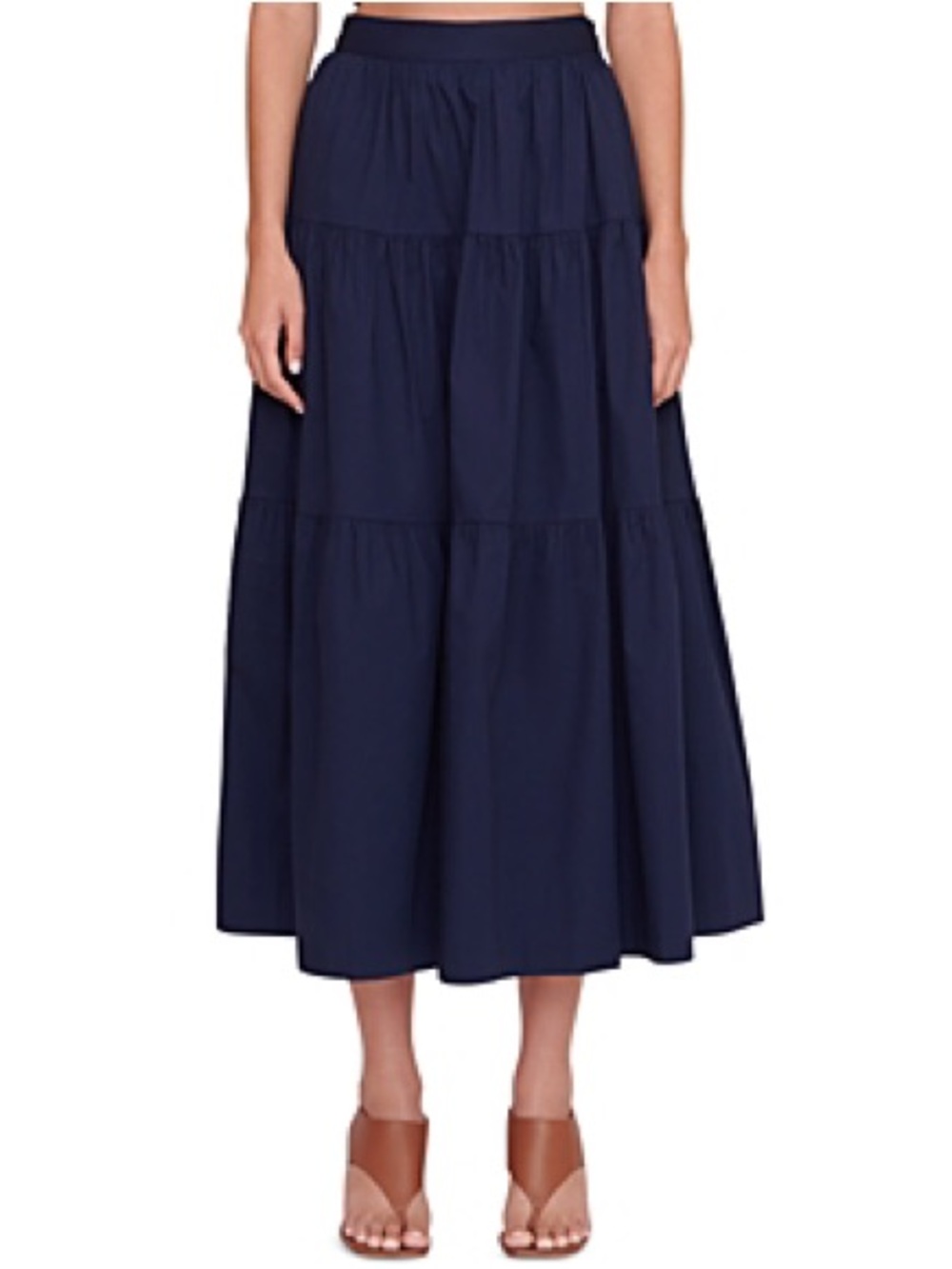 STAUD Sea Skirt in Navy - Never Worn